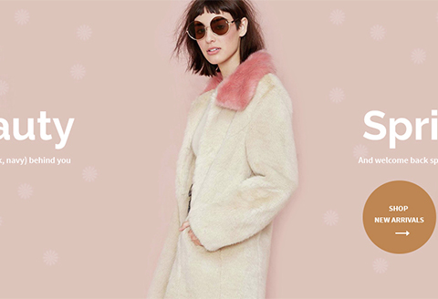 響應式商城模板-粉色